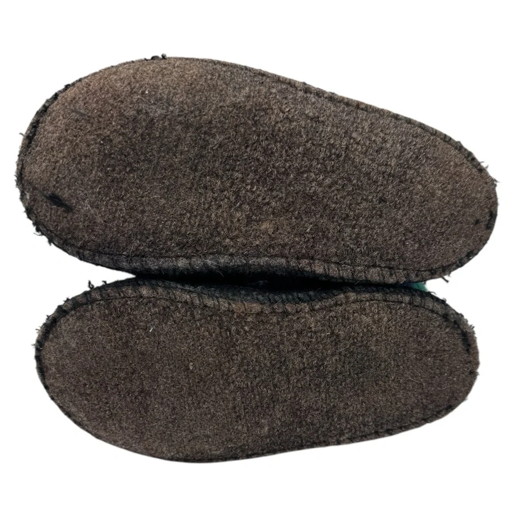 Wesenjak - Vintage - Made in Austria Boiled Wool Toddler Booties - Size 24/ US 8